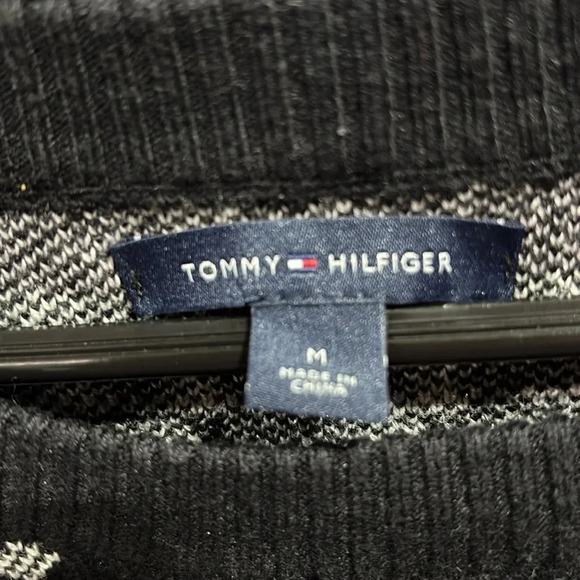 Tommy Hilfiger Wool Blend knit,scoop neck pullover,snowflake,metallic threads - Picture 7 of 11